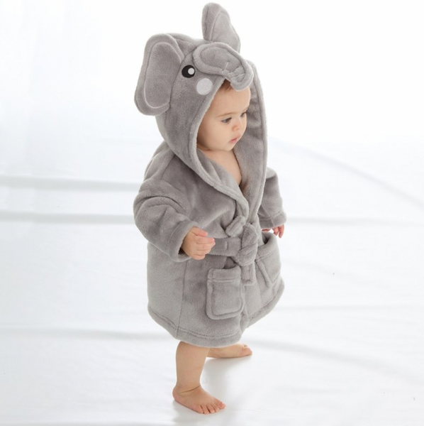 Elephant baby sales dressing gown