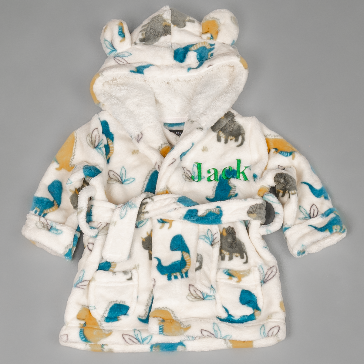 Childrens dinosaur dressing gown best sale