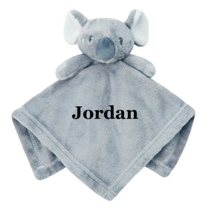 Babies personalised koala comforter Light Grey