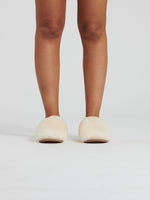 Load image into Gallery viewer, Lulabay ladies real sheepskin slippers Cream
