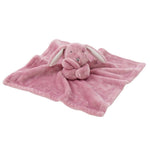 Load image into Gallery viewer, our Babies personalised bunny comforter in Dusky Pink is crafted from super soft plush material, this comforter will keep your baby snug and content. Complete with your babies name personalised/embroidered to the front.
