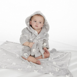 Load image into Gallery viewer, Babies personalised unisex lamb design dressing gown
