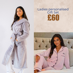 Load image into Gallery viewer, Ladies personalised Pyjamas &amp; dressing gown gift set
