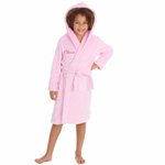 Lulabay girls personalised hooded dressing gown