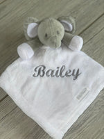 Load image into Gallery viewer, Babies personalised elephant comforter Light Pink
