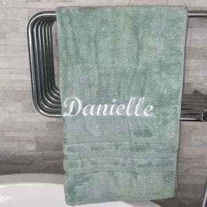 Mr & Mrs personalised towels