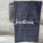 Mr & Mrs personalised towels