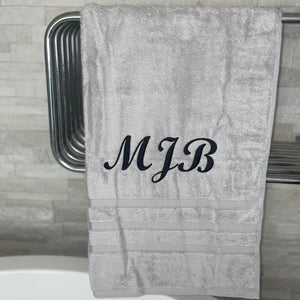 Mr & Mrs personalised towels