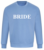 Load image into Gallery viewer, Ladies BRIDE personalised sweatshirt
