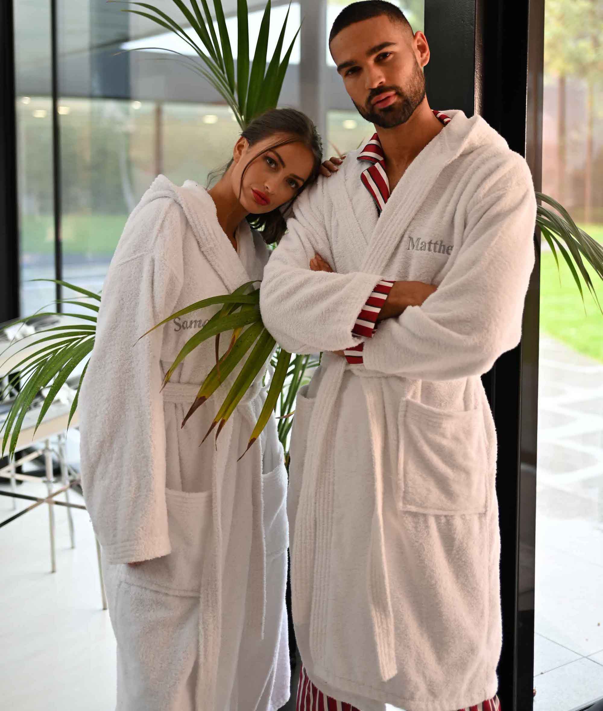 Luxury towelling bathrobe ladies sale