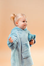 Load image into Gallery viewer, Kids plush personalised borg lined hoody
