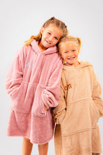 Load image into Gallery viewer, Kids plush personalised oversized hoody
