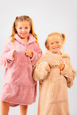 Load image into Gallery viewer, Kids plush personalised oversized hoody
