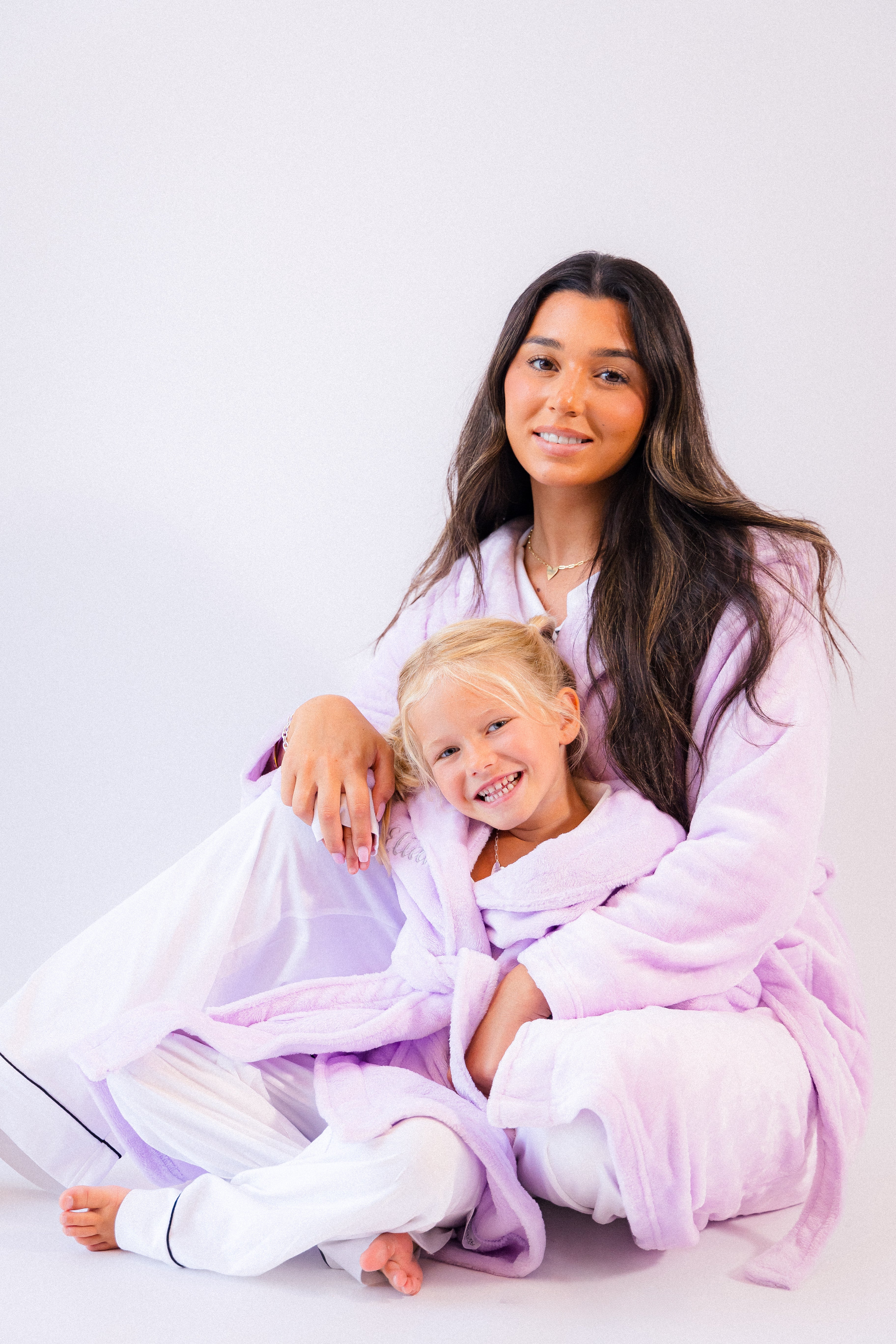 Lulabay girls personalised hooded dressing gown