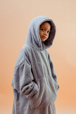 Load image into Gallery viewer, Kids plush personalised oversized hoody
