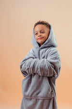 Load image into Gallery viewer, Kids plush personalised oversized hoody
