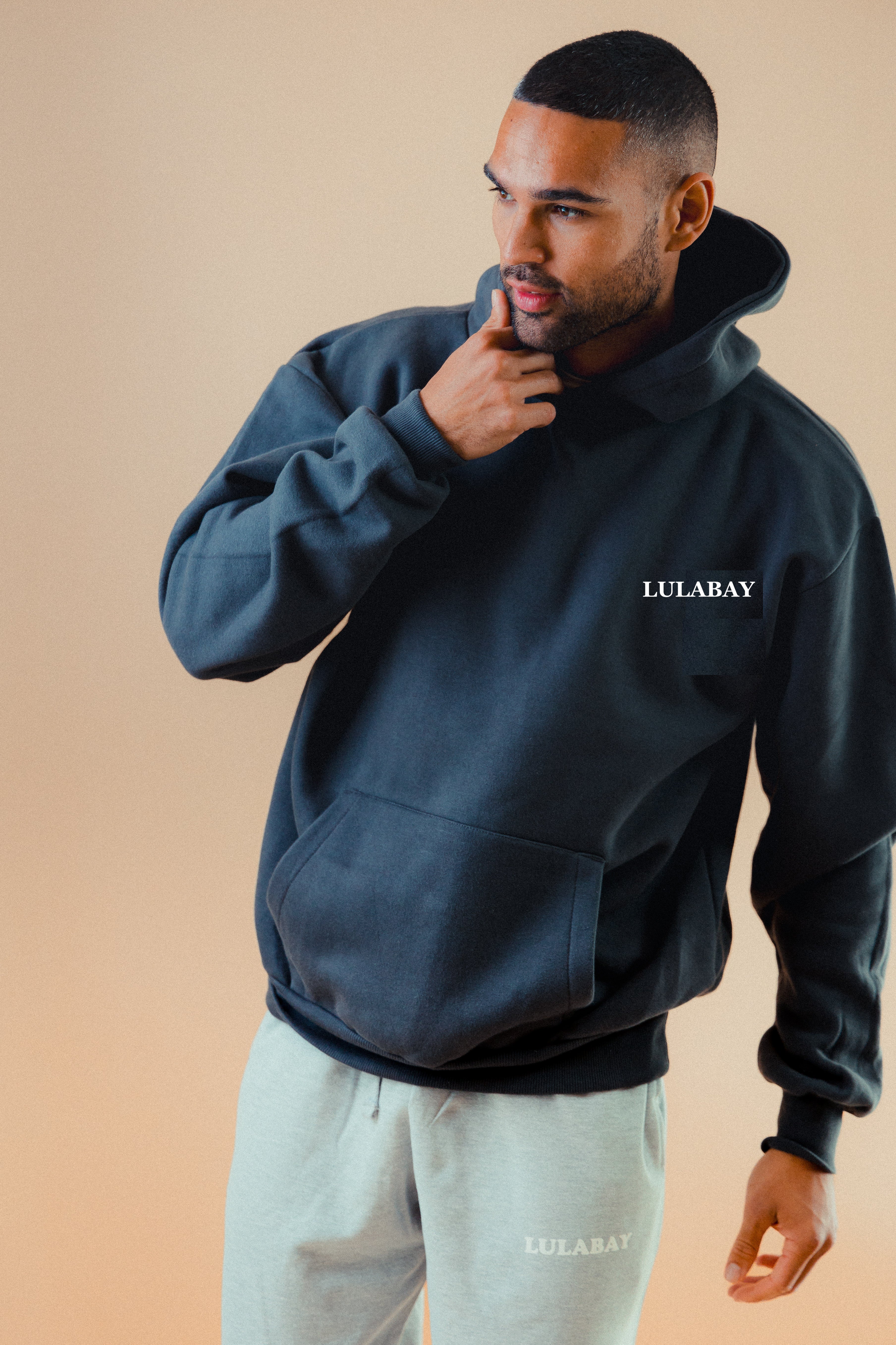 Lulabay mens luxury branded hoody