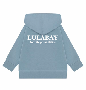 Lulabay baby sustainable personalised hoody