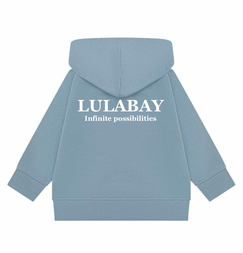 Lulabay kids sustainable personalised hoody