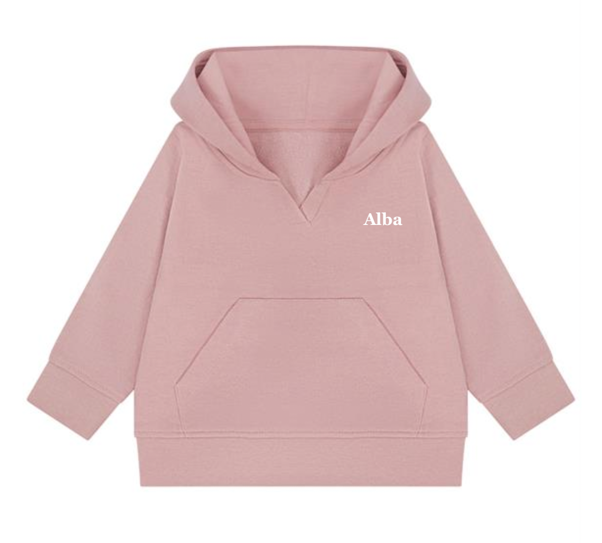 Lulabay baby sustainable personalised hoody