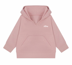 Lulabay baby sustainable personalised hoody