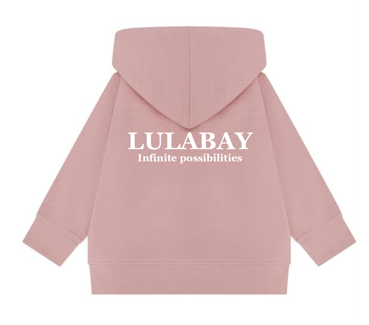 Lulabay baby sustainable personalised hoody