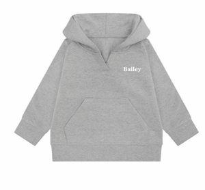 Lulabay baby sustainable personalised hoody