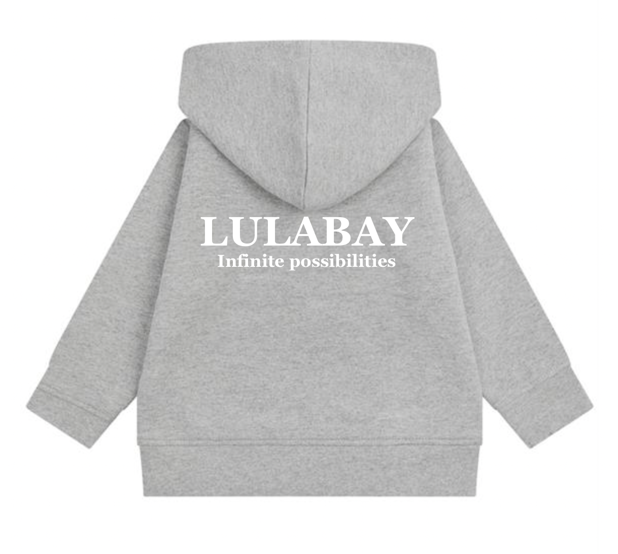 Lulabay baby sustainable personalised hoody