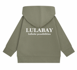 Load image into Gallery viewer, Lulabay baby sustainable personalised hoody
