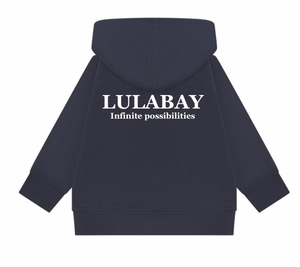 Lulabay baby sustainable personalised hoody