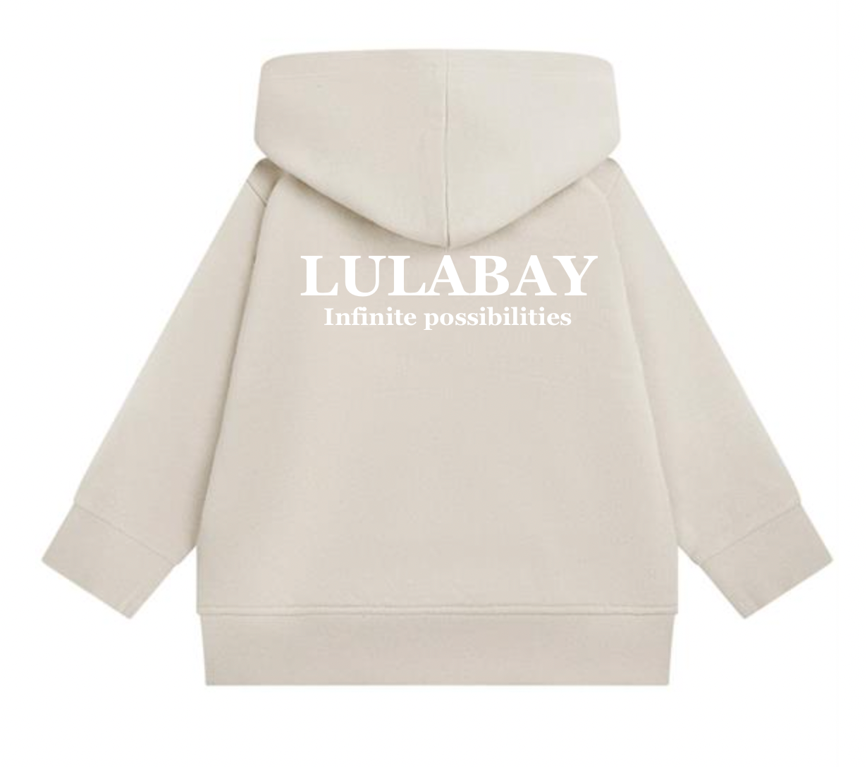 Lulabay baby sustainable personalised hoody