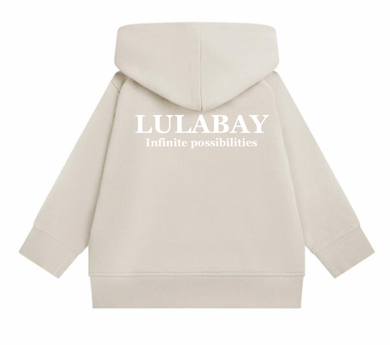 Lulabay kids sustainable personalised hoody