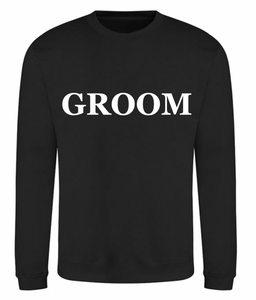 Mens GROOM personalised sweatshirt