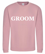 Load image into Gallery viewer, Mens GROOM personalised sweatshirt
