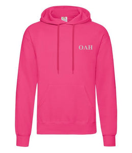 Ladies personalised Initials Over Head Hoody