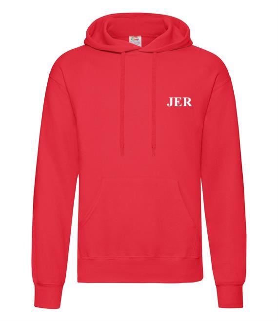 Ladies personalised Initials Over Head Hoody