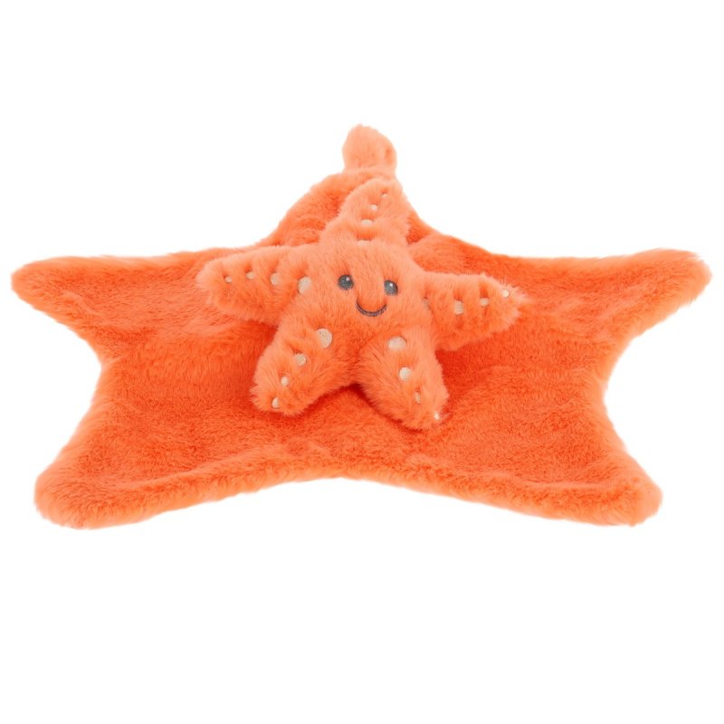 Babies personalised unisex recycled star fish comforter