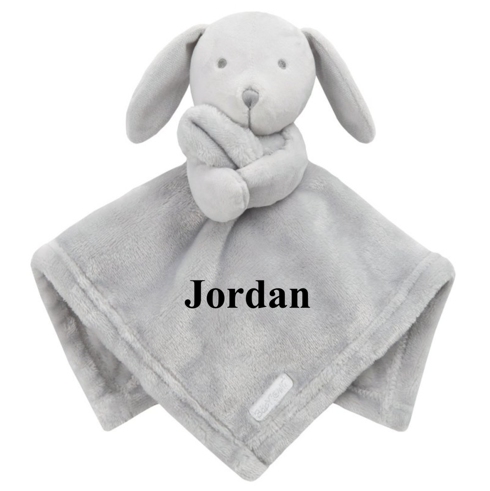 Babies personalised big initial bunny comforter