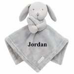 Load image into Gallery viewer, Babies personalised big initial bunny comforter
