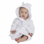 Load image into Gallery viewer, Babies personalised hooded dressing gown
