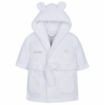 Load image into Gallery viewer, Babies personalised hooded dressing gown
