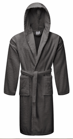 Load image into Gallery viewer, Ladies personalised luxury hooded terry towelling dressing gown
