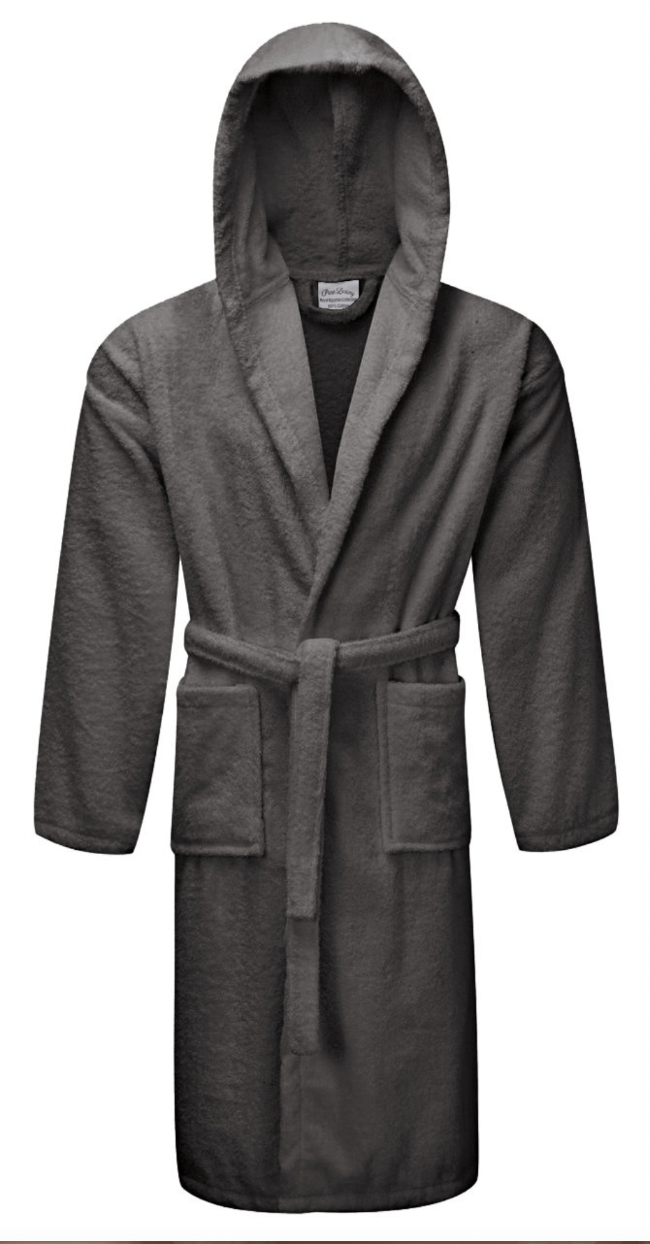 Mens personalised hooded terry towelling dressing gown Lulabay