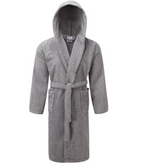 Load image into Gallery viewer, Ladies personalised back luxury hooded terry towelling dressing gown
