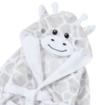 Load image into Gallery viewer, Babies personalised Giraffe hooded dressing gown
