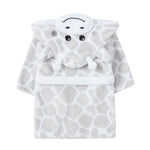 Load image into Gallery viewer, Babies personalised Giraffe hooded dressing gown
