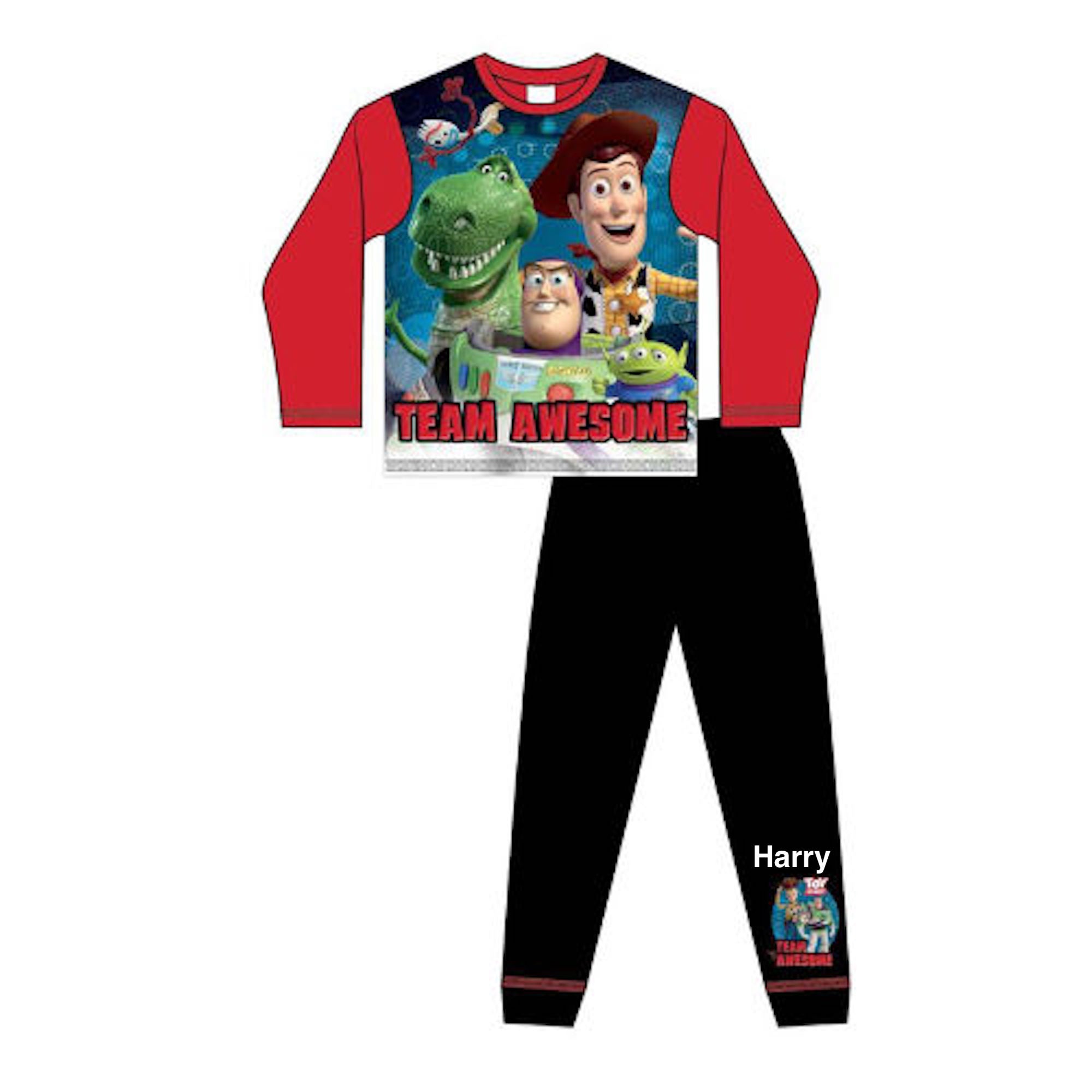 Boys Toy Story personalised pyjamas