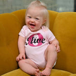 Load image into Gallery viewer, Babies unisex personalised baby bodysuit
