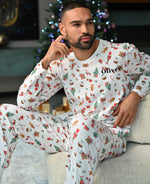 Mens family christmas themed pyjamas