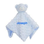 Load image into Gallery viewer, Babies personalised teddy bear comforter
